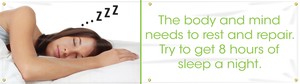 WorkHealthy™ Banners: The Body And Mind Needs To Rest And Repair