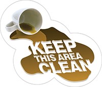 Floor-Grafix™ : Keep This Area Clean