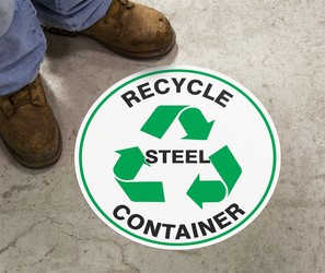 RECYCLE FLOOR MARKING SIGNS