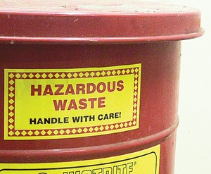 Safety Label: Hazardous Waste