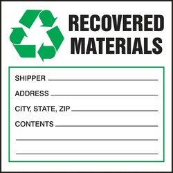Pre-Printed Hazardous Waste Label
