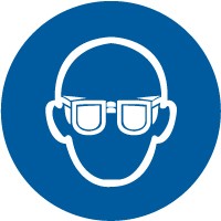 ISO Mandatory Safety Sign: Wear Eye Protection (2011)