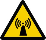 ISO Warning Safety Sign: Non-Ionizing Radiation (2011)