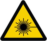ISO Warning Safety Sign: Laser Beam (2011)
