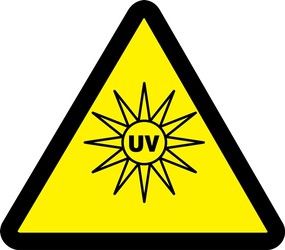 ISO Warning Safety Sign: UV Hazard (2003/2011)