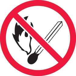 ISO Safety Sign - Prohibition - 2003