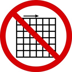 ISO Prohibition Safety Sign: Do Not Remove Guard (2003/2011)