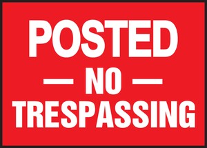 Lite-Corr Plastic Sign