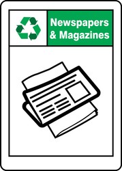 Safety Signs: Newspapers And Magazines