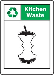 Safety Signs: Kitchen Waste