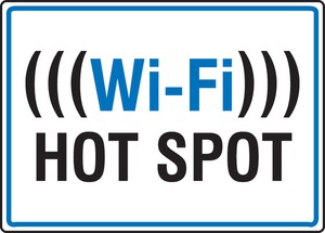 Safety Sign: Wi-Fi Hot Spot