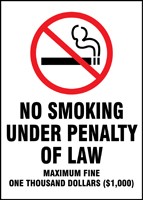 SMOKING SIGN