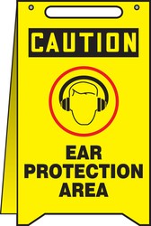 OSHA Caution Fold-Ups® : Ear Protection Area