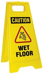 OSHA Caution 2 X Fold-Ups® : Wet Floor
