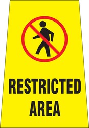 Flip-Up Fold-Ups®: Restricted Area