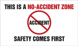 Commercial Grade Floor Mats: This Is A No Accident Zone - Safety Comes First