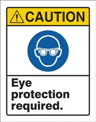 QuickFold™ Barrier: Eye Protection Required
