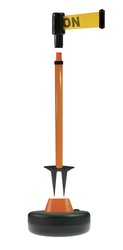 Rectractable Belt, Barrier Post Stakes