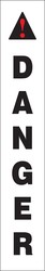 Stanchion Posts Safety Label: Danger