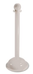 STANCHION POSTS - STANDARD COLORS HEAVY-DUTY POSTS | COLOR: White, SIZE: 41