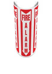 180D Projection™ Safety Sign: Fire Alarm (Down Arrow)