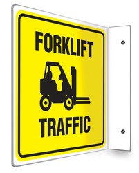 Projection™ Sign: Forklift Traffic