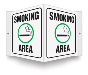 Projection™ Sign: Smoking Area (Symbol)