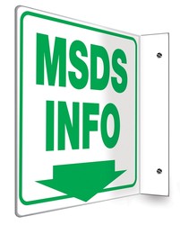 Projection™ Sign: MSDS Info
