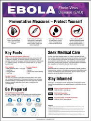 Safety Posters: Ebola Virus Disease