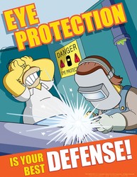 The Simpsons™ Safety Posters: Eye Protection Is Your Best Defense