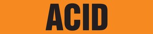 ASME (ANSI) Pipe Marker: Acid