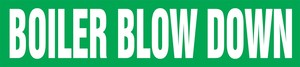 ASME (ANSI) Pipe Marker: Boiler Blow Down