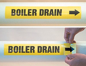 ASME (ANSI) Pipe Marker: High Pressure Air