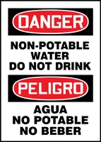 BILINGUAL SAFETY SIGN - SPANISH