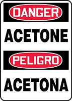 BILINGUAL SAFETY SIGN - SPANISH