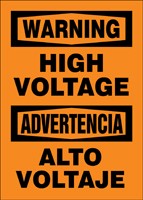 BILINGUAL SAFETY SIGN - SPANISH