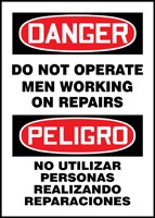 BILINGUAL SAFETY SIGN - SPANISH