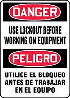 BILINGUAL SAFETY SIGN - SPANISH
