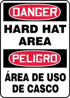 BILINGUAL SAFETY SIGN - SPANISH - ALTERNATE TRANSLATION