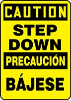 BILINGUAL SAFETY SIGN - SPANISH