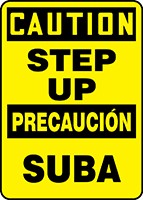BILINGUAL SAFETY SIGN - SPANISH