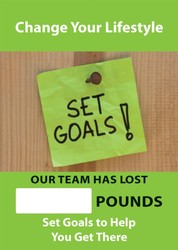 WorkHealthy™ Digi-Day® Magnetic Faces: Change Your Lifestyle - Our Team Has Lost _ Pounds - Set Goals To Help You Get There