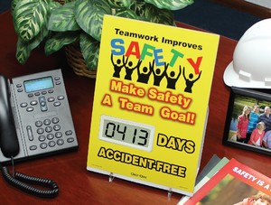 Mini Digi-Day® Magnetic Faces: Canadian Pride In Safety - _ Days Without A Lost Time Accident