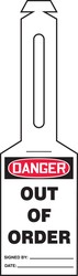 Loop 'n Strap™ OSHA Danger Safety Tag: Out Of Order