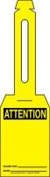 French Loop 'n Strap™ Safety Tag: Attention