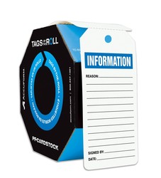 Safety Tags By-The-Roll: Information