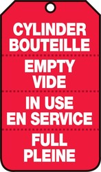 BILINGUAL FRENCH TAG - CYLINDER