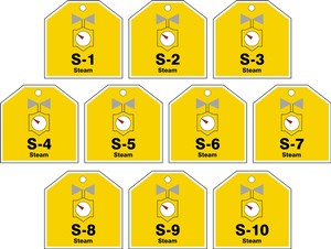Energy Source Identification ShapeID Tags Series: Steam