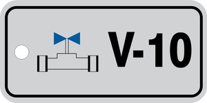Energy Source Identification Tags: Standard Tags - Valve
