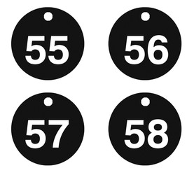 Custom Perma-Black™ Aluminum Tags